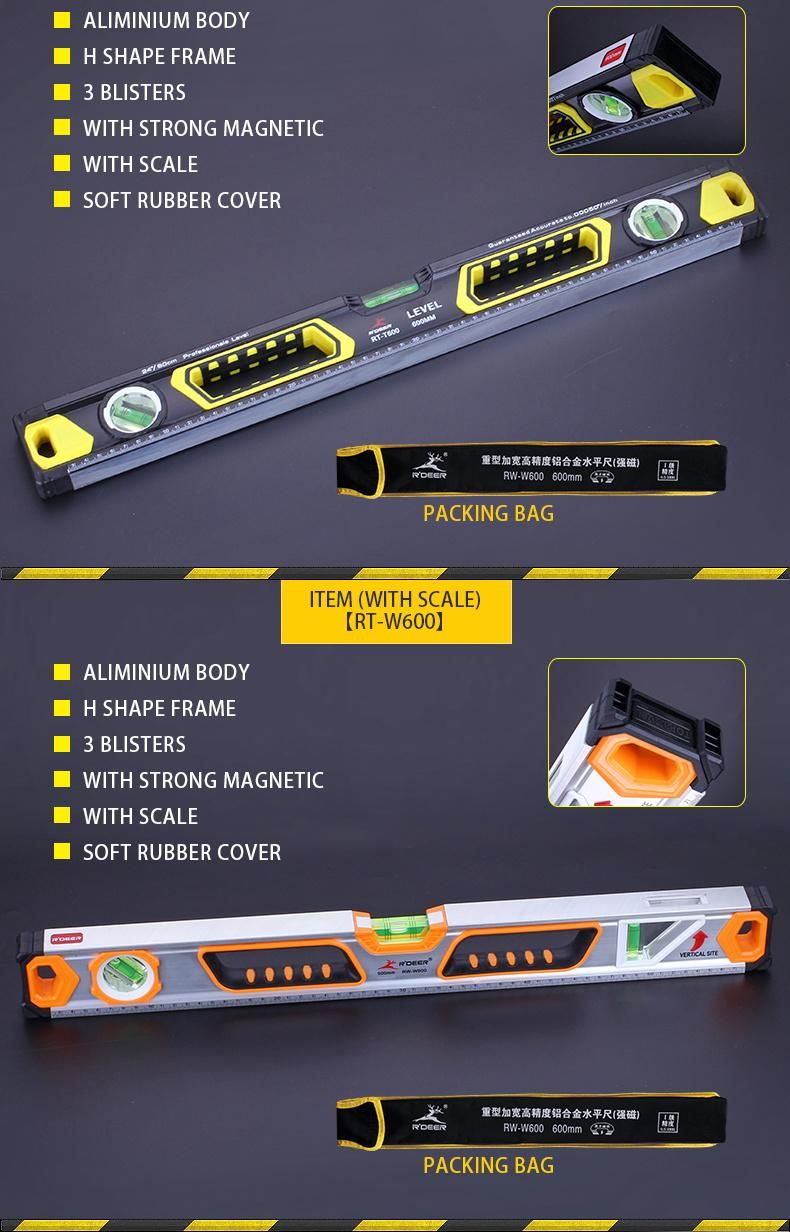 1200mm Magnetic Side View Box Section Level