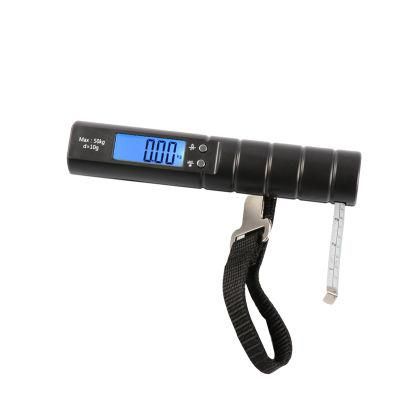 40kg Digital Compact Luggage Scale with Flashlight and Soft Tape
