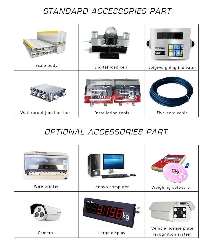 Heavy Weight Balance Digital 20 50 60 80 Ton Weighbridge