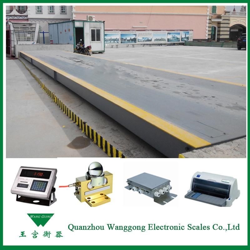 Scs-100ton Truck Scale Weighbridge for Livestock Carrier