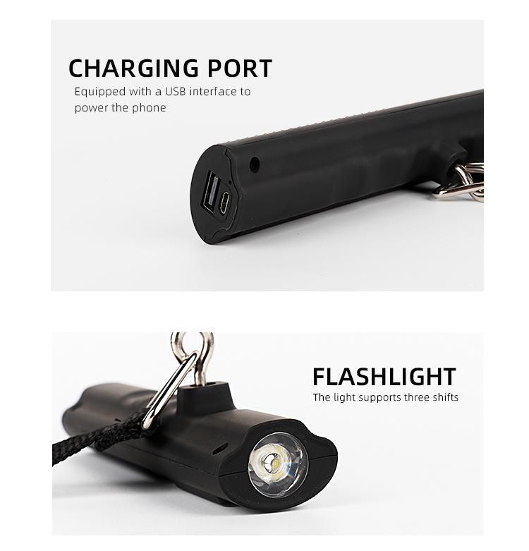 Business USB Rechargeable Hanging Luggage Scales with Flashlight and Powerbank