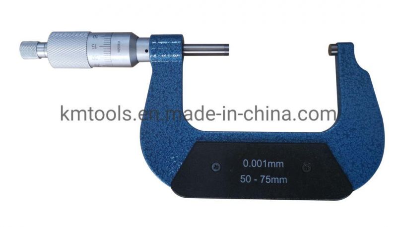 High Precision 50-75mmx0.001mm Outside Micrometer