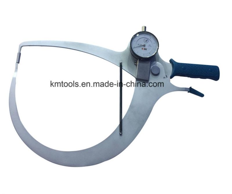 0-80mm Large Range Outside Dial Caliper Gauge with 0.1mm Graduation