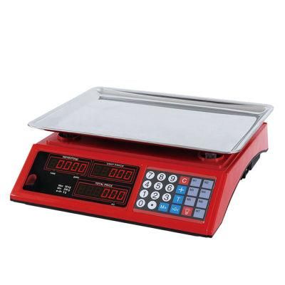 40kg Digital Price Computing Scale Electronic Weighing Scale for Retail