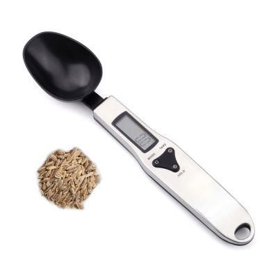 Stainless Steel Handle Portable 500g 0.1g Kitchen Digital Spoon Scale