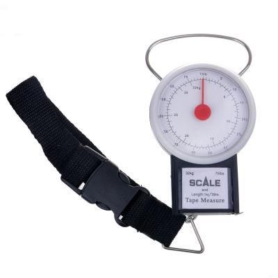 Fish Scale with Measuring Tape Luggage Weigh