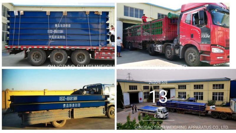 Digital Weighbridge 3*12m Truck Scales 60tons with Good Quality From China