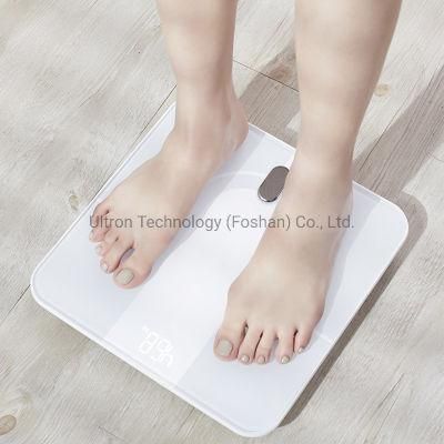 100g 0.2lb 8 Electrodes LCD Smart Connection APP Measure Calorie Composition Percentage Calculator Digital Body Fat Scale