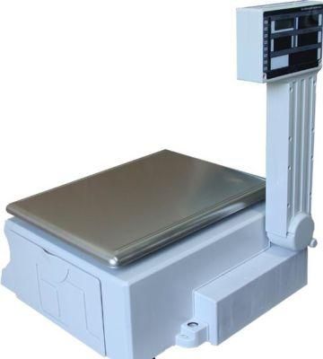 30kg Electronic Barcode Label Printing Scale Cash Register Weighing Scale