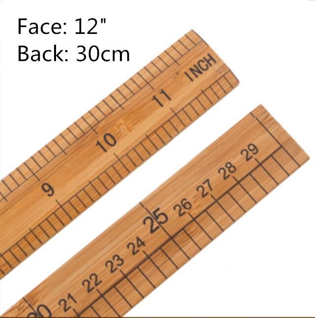 Good Quality Bamboo Ruler Inch Tailor′s Ruler Measure Clothing Ruler Cloth Piece Straight Ruler Market Inch 1 Meter 1 Foot From China Factory