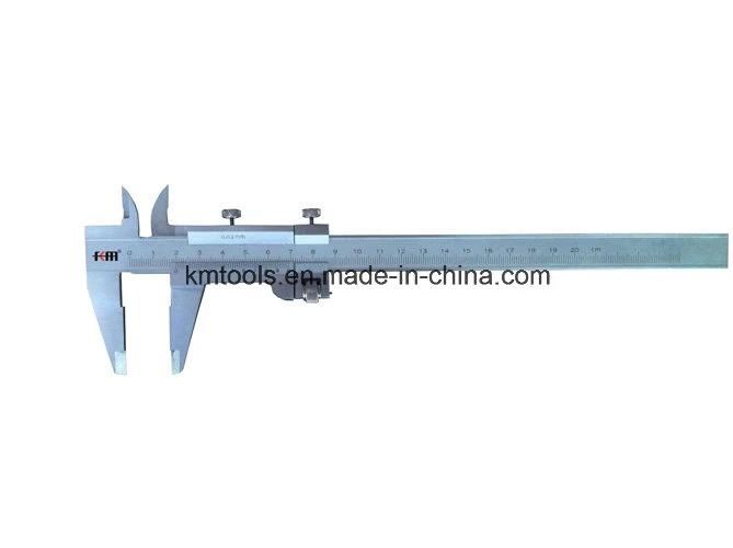 0-200mm Stainless Steel Vernier Caliper with Fine Adjustment
