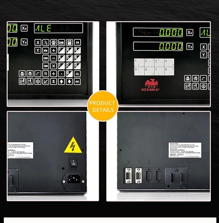 2 Axes LCD Dro Digital Readout for Grinder and Milling Machine