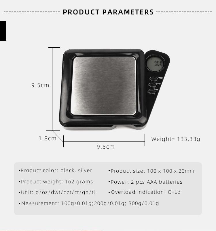 High Quality Portable Electronic Digital Pocket Electronic Weigh Scale