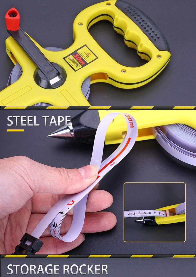 30mm Fibreglass Measuring Tape with Hanger