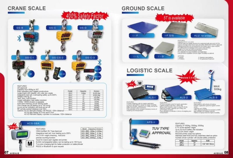 Electronic Printing Scale Digital LCD Scales with Thermal Printer