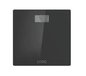 Glass Electronic Weighing Bathroom Scale with Full Plastic Base