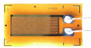 Electronic Linear Strain Gauge for Stress Analysis