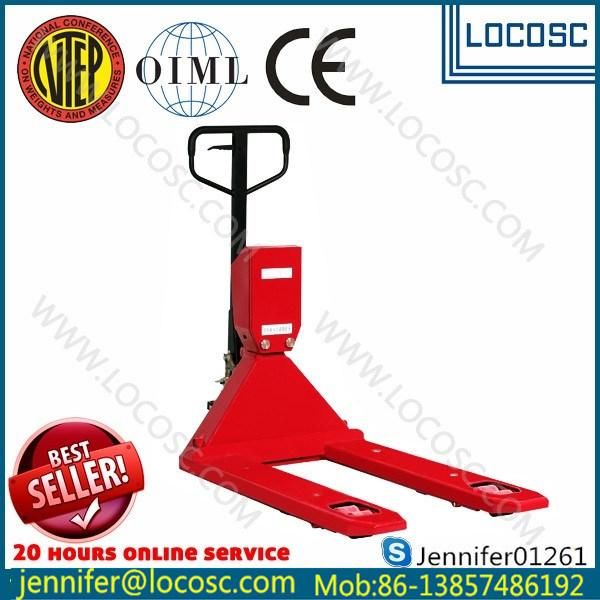 Lp7625 Digital Industrial Lifting Pallet Trolley Scale