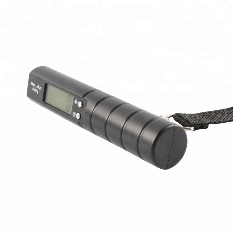 50kg Portable Travel Luggage Weighing Scale with Flashlight and Tape