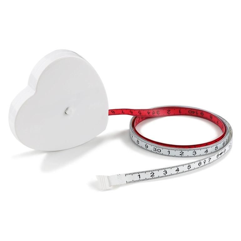 Heart Shaped Eco-Friendly Custom Tape Measure Precision BMI Calculator Wheel