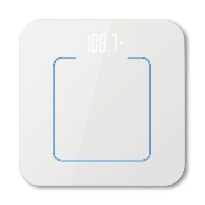 Bathroom Scale with Bluetooth Function and LED Display for Weighing
