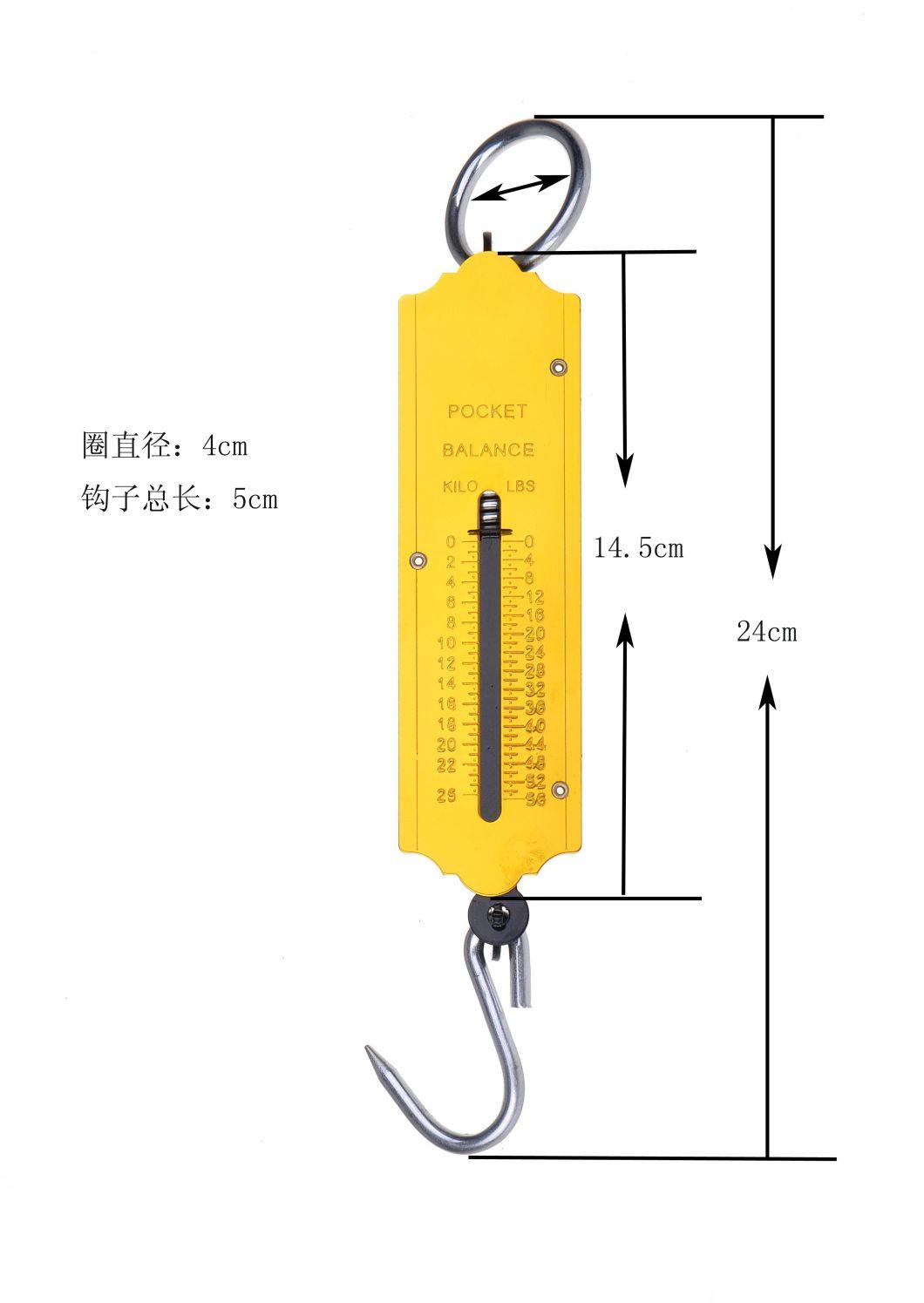 25kg Fishing Scale Mechanical Hanging Sacle