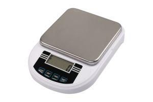 Ce Approved Electronic Kitchen Scale with Stainless Steel Scale Pan Weighing Range 5kg