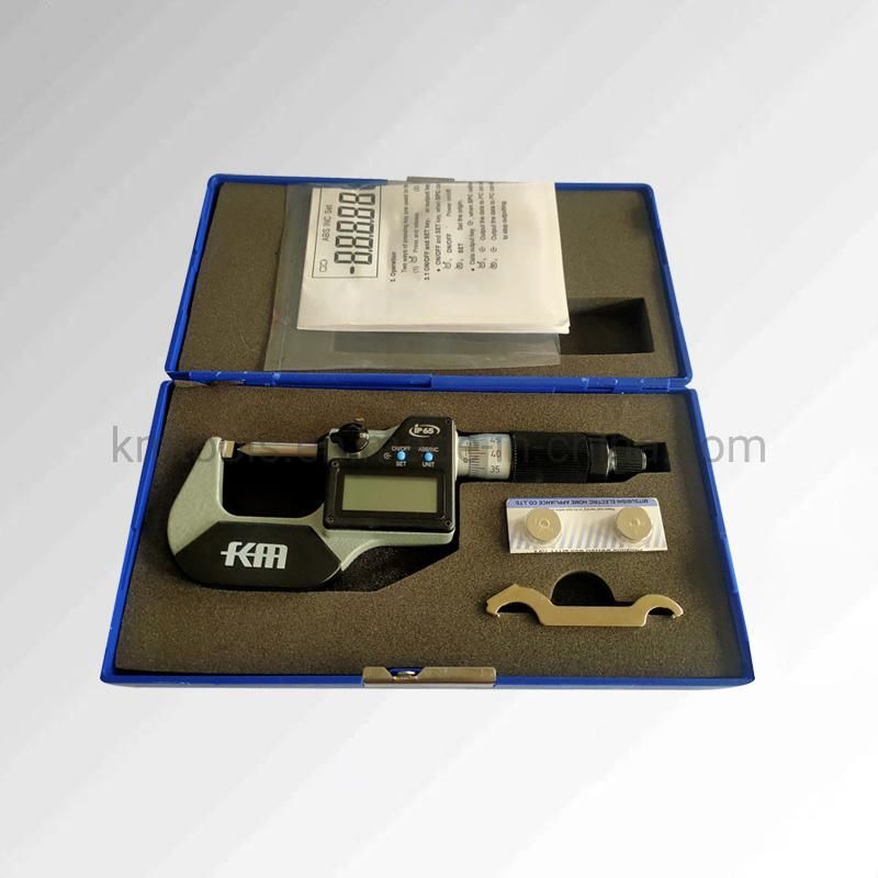 0-25mm Digital Single Point Micrometer for Measuring The Height of Crimp Contacts