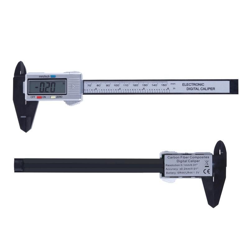 6 Inch Electronic Alloy Vernier Caliper Micrometer Digital Ruler Measuring