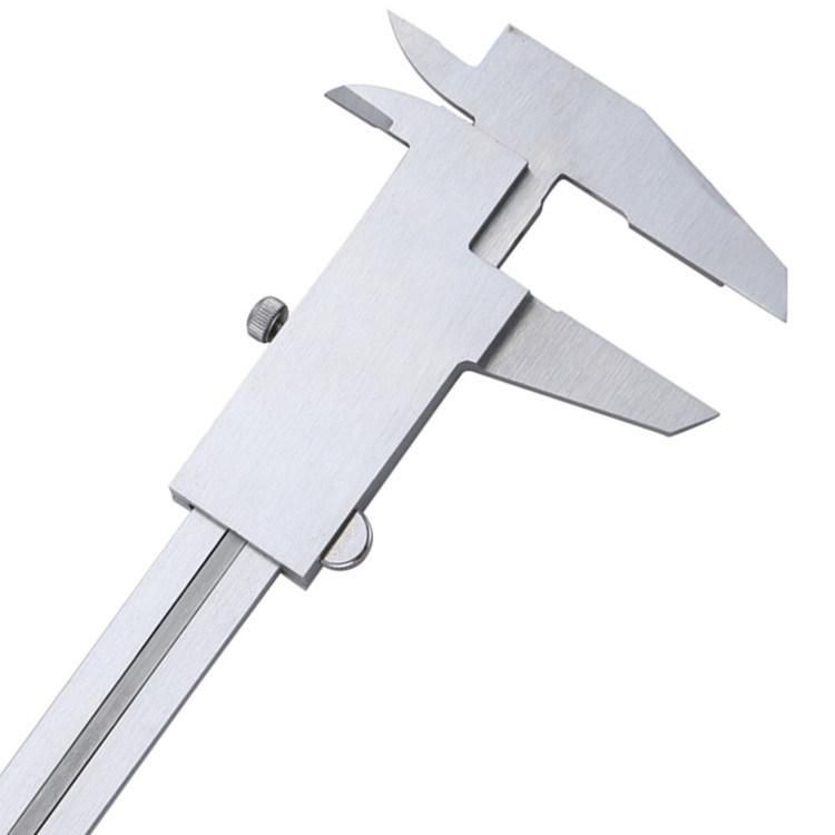 Vernier Caliper 0-150mm Carbon Steel Precision 0.02mm Leather Case Packaging Four-Use Mini Caliper