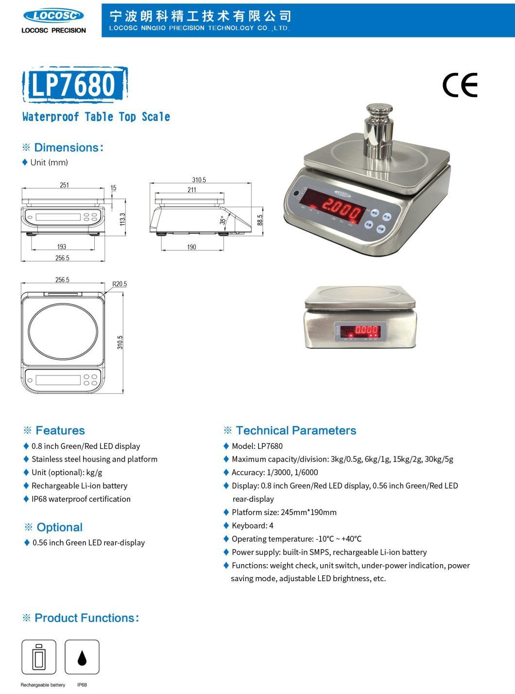 Digital Automatic IP68 Waterproof Desktop Scale