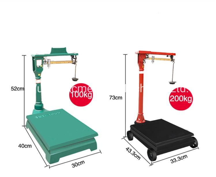 Heavy Duty Platform Manufacturers Industrial Scales Old Fashion Mechanical Weighing Scale