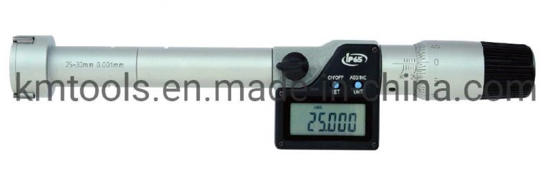 25-30mm IP65 Digital Three Point Internal Micrometer