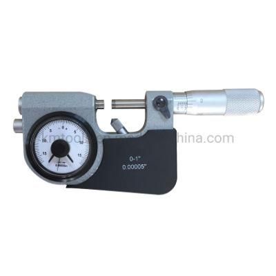 High Quality 0-1&prime; &prime; Indicating Snap Micrometer with Aluminium Alloy Safety Packing