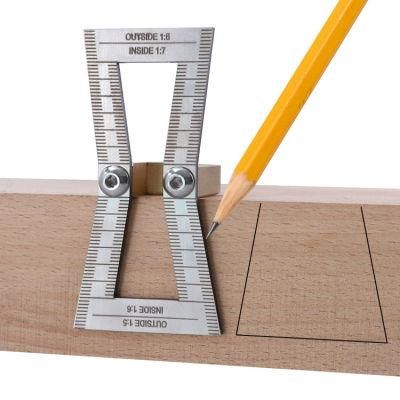 Woodworking Dovetail Scribing Gauge 1: 5/1: 6/1: 7/1: 8 Stainless Steel Scribing Template Scriber Woodworking Gauge
