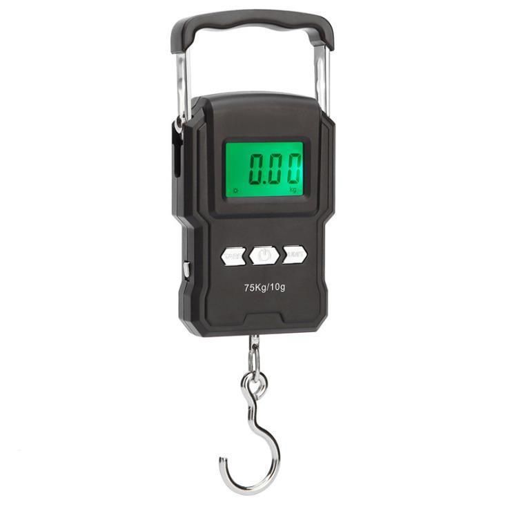 Weiheng 75kg Mini China Electronic Portable Luggage Hanging Scale with Ruler