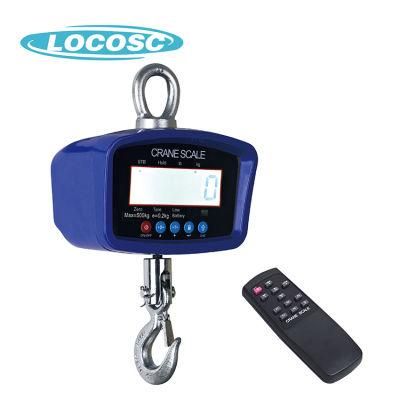 Electronic Digital Small Ocs Hanging Crane Scale (100kg ~ 2000kg)