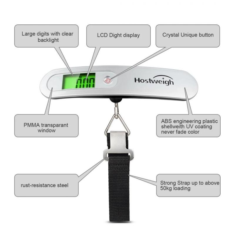 Cheap Promotional Gift Portable Travel Luggage Scale