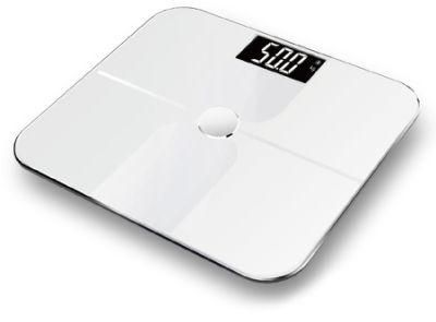 Bluetooth Body Scale with LCD Display and Tempered Glass Platform