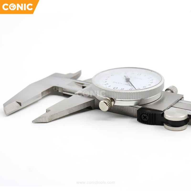 150mmx0.02mm Stainless Steel Dial Caliper with Metric Graduation