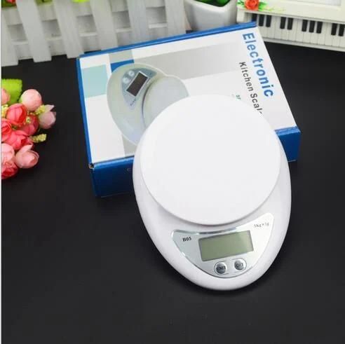 Electronic Digital Scale 5kgs/1g for Kitchen Baker with & Without Tray
