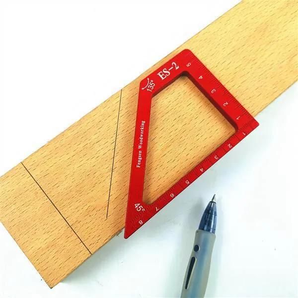 Woodworking Ruler 90 45 Degree Angle Ruler Measuring Instrument Woodworking