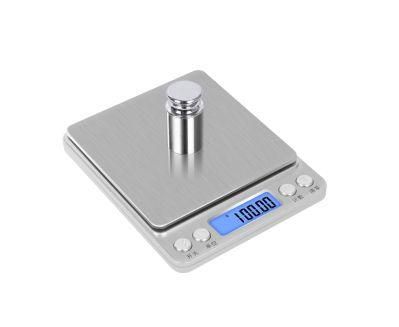 5kg Mini Electronic Multifunction Food Scale Precision Digital Kitchen Scale Stainless Steel