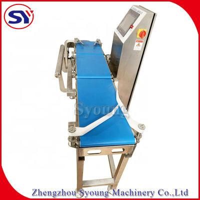 Touch Screen SUS304 Belt Conveyor Weigher Weight Check Machine for Overweight Detection