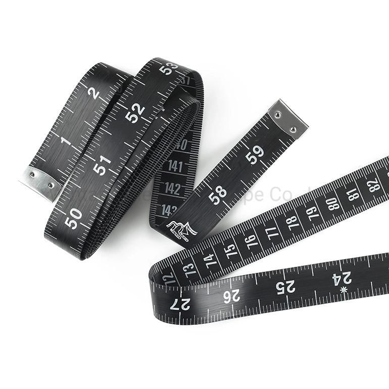 Custom Logo Portable Black Measuring Tools Soft Tape Measure