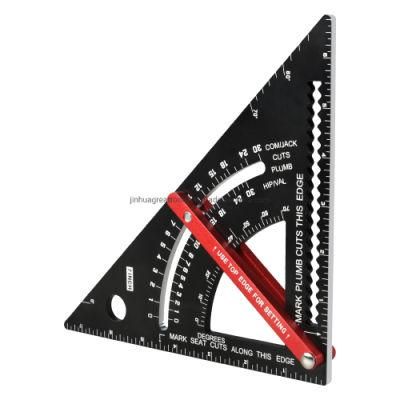 Aluminum Alloy Protractor Measuring Ruler Small Triangle Ruler