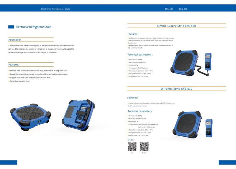 Electronic Refrgerant Scale Ers-821