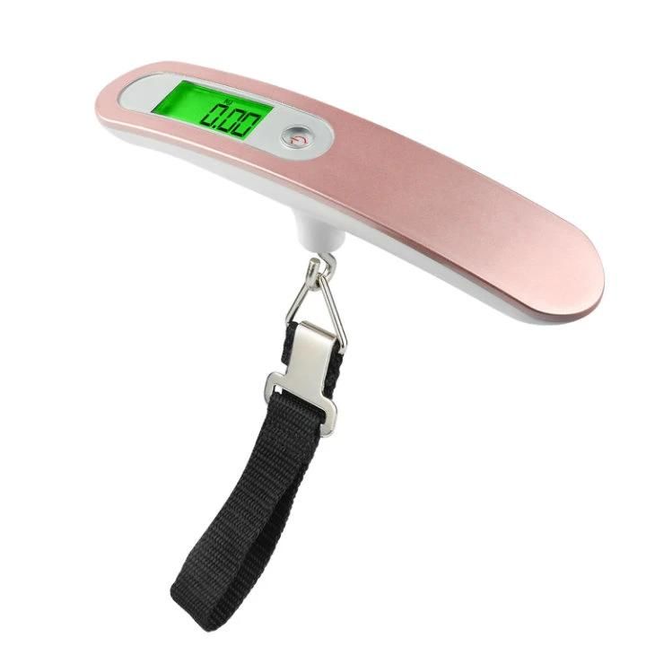 Portable 50kg LCD Electronic Hanging Pocket Scale with Data Hold