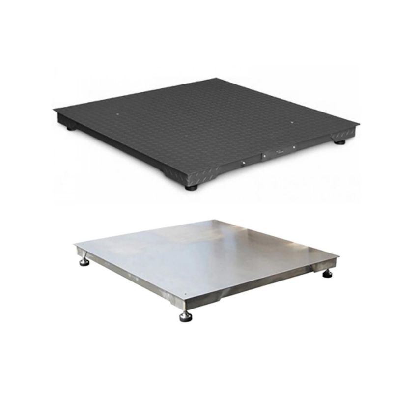 4mm 3000kg 3t Industrial Digital Weighing Floor Scales with Plastic Powder Coating