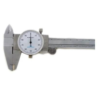 6 Inch/150mm Stainless Steel Vernier Caliper Micrometer Gauge Inch Range Tools Measuring Tool Caliper for Precision Measurements